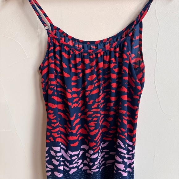 CAbi Smooch Cami Multicolor Printed Spaghetti Strap Womens Size S 5548 - Picture 7 of 14